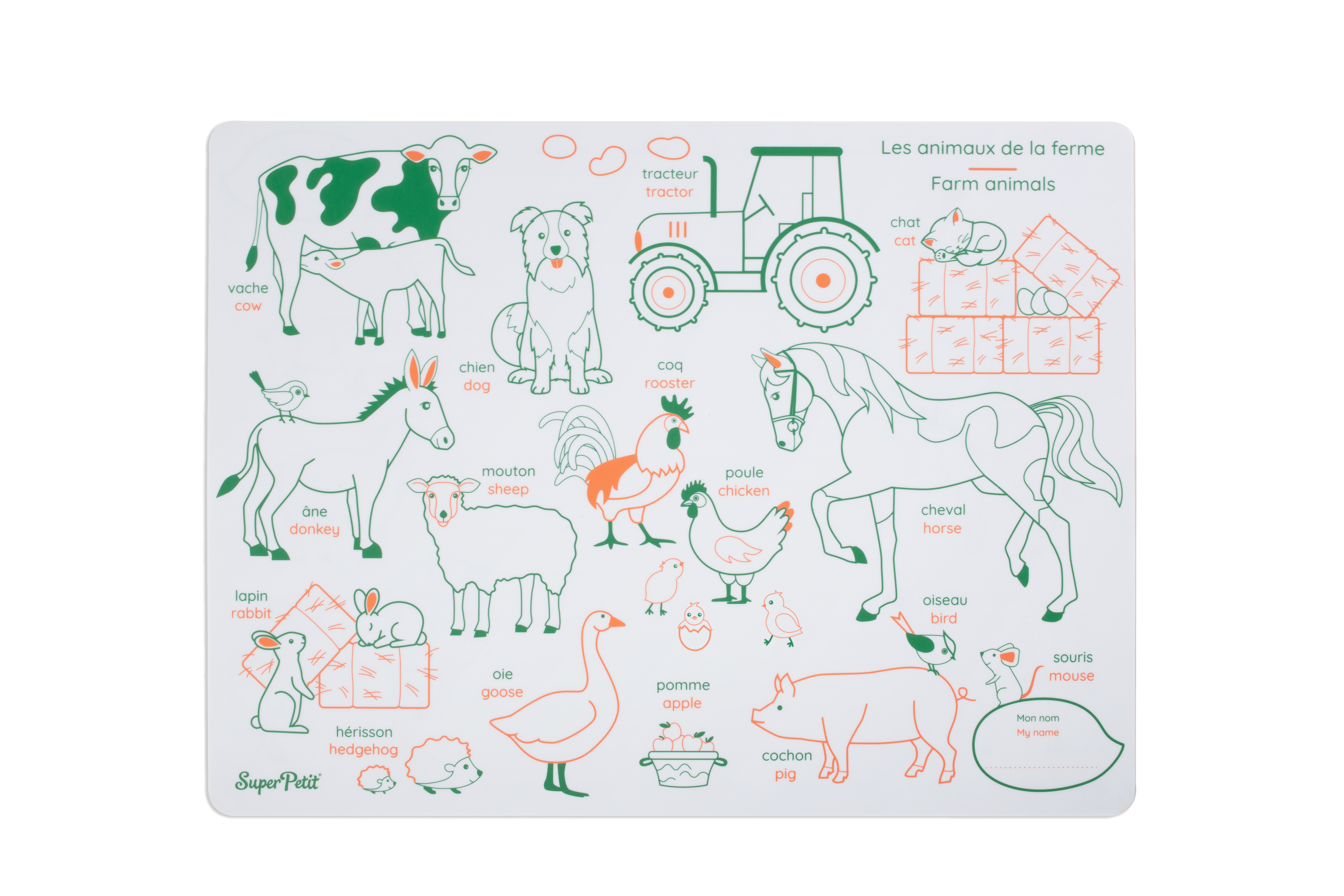 LES ANIMAUX DE LA FERME  SuperPetit LES ANIMAUX DE LA FERME myplayground
