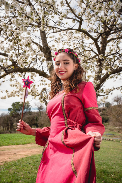 COURONNE DE FEUILLES ET DE FLEURS - Jeu de rôle pour enfant