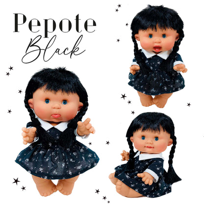 PRÉSENTOIR SPÉCIAL FUNTASTIC NOIR PEPOT DOLL 8 UNITÉS