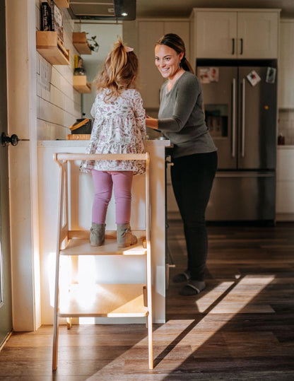 PlayTower Tour en bois pour tout-petits - Jeu Montessori enfant