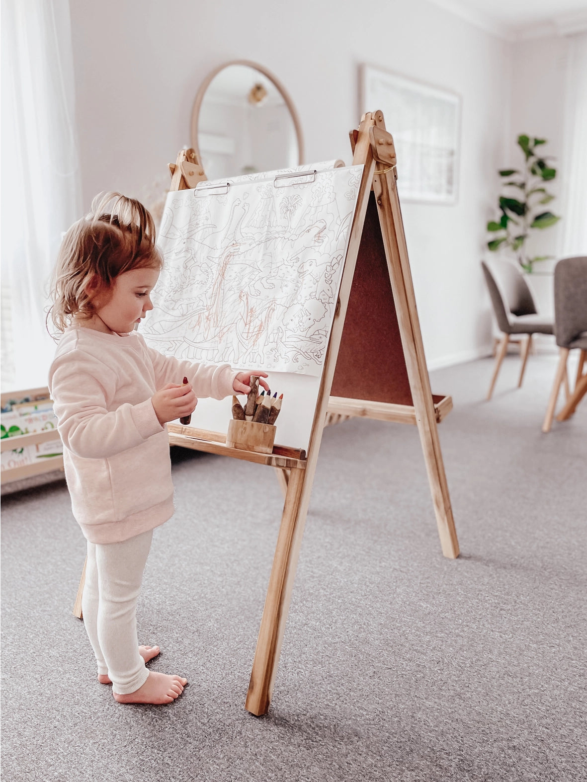 Chevalet de peinture 5 en 1  QToys USA Chevalet de peinture 5 en 1 myplayground