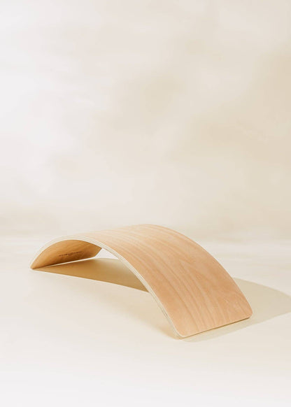 Planche d'équilibre en bois naturel