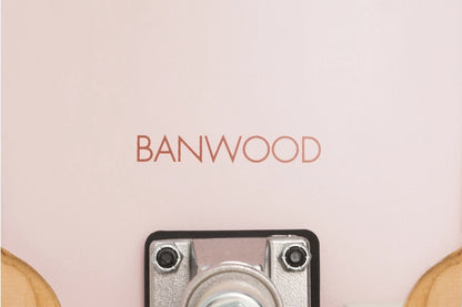 SKATEBOARD BANWOOD - ROSE- Jeu de motricité enfant ( 3 ans et + )