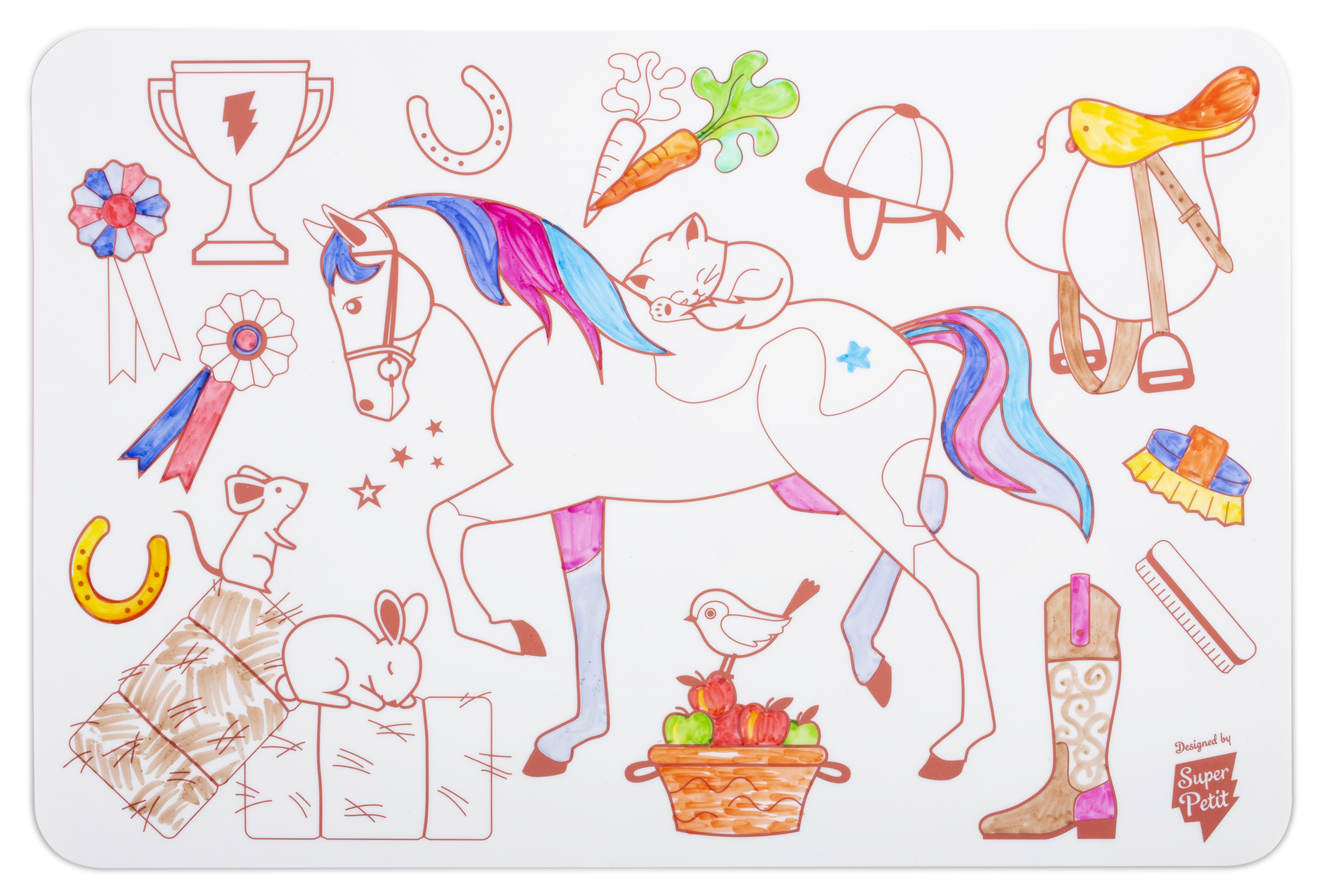 PONEY CLUB-MiniPlaymat 2en1  SuperPetit PONEY CLUB-MiniPlaymat 2en1 myplayground