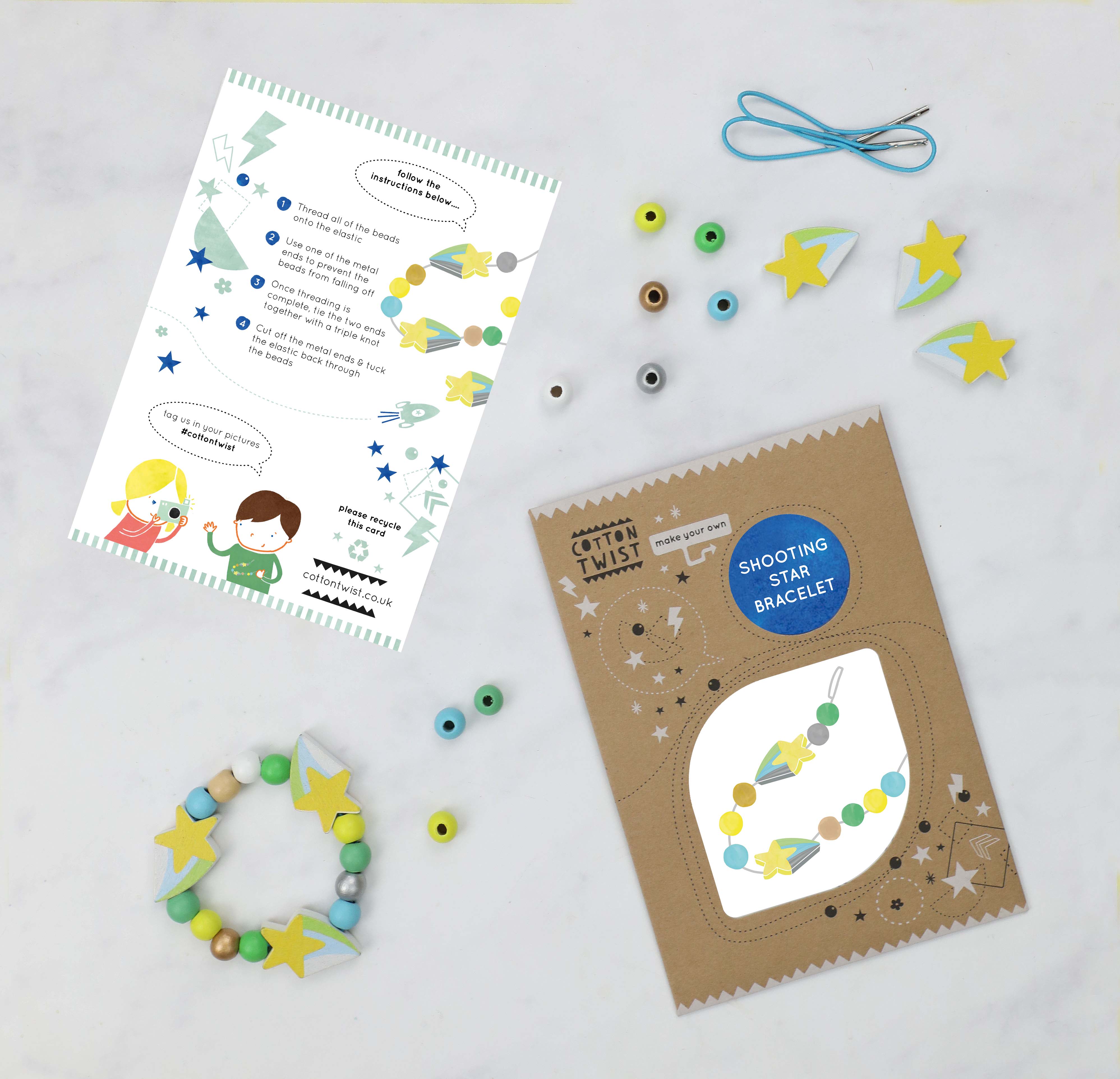 Créez votre propre bracelet Shooting Star  Cotton Twist  myplayground