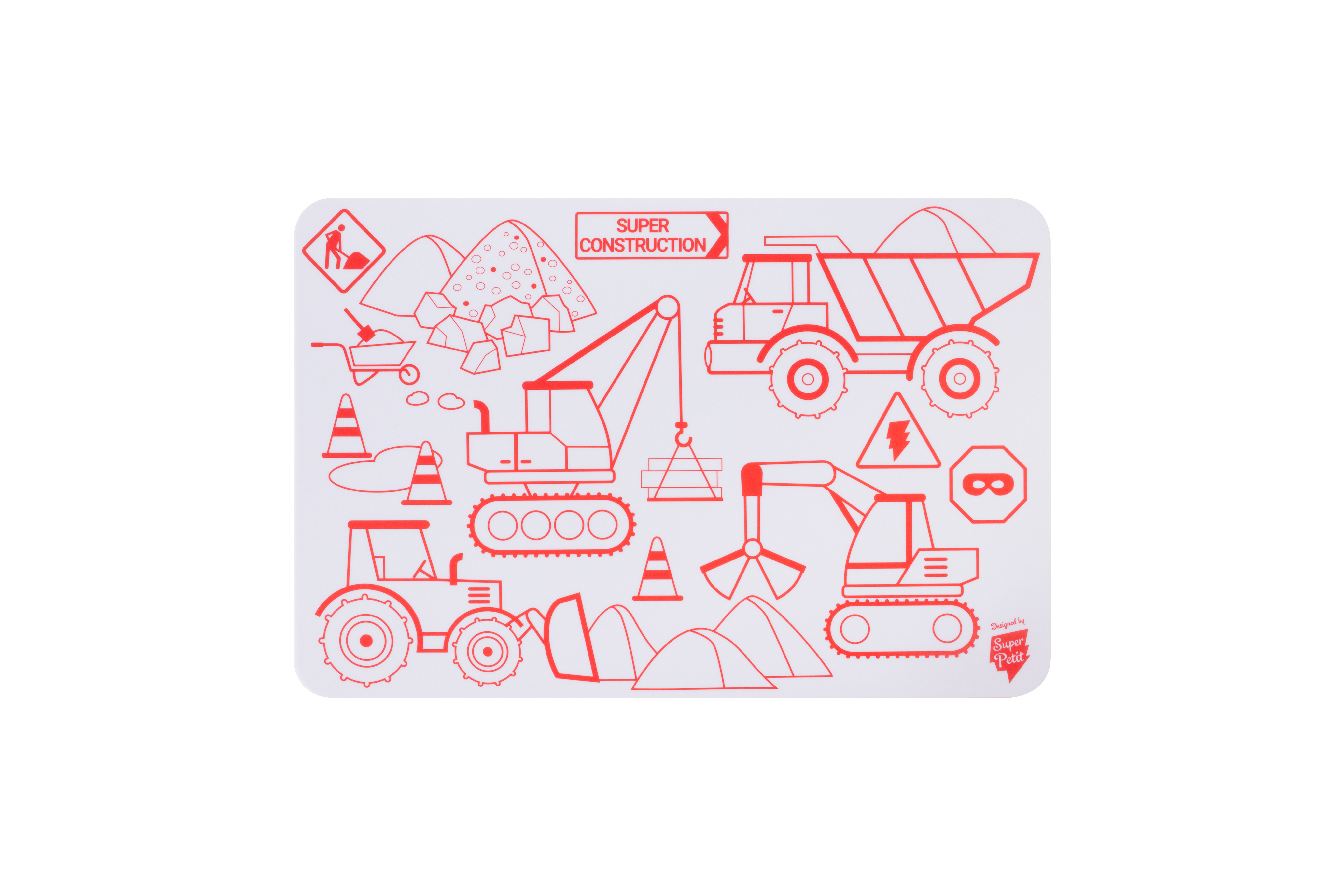 Coloriage éducatif: Mini Playmat 2en1: SUPER CONSTRUCTION  SuperPetit Coloriage éducatif: Mini Playmat 2en1: SUPER CONSTRUCTION myplayground