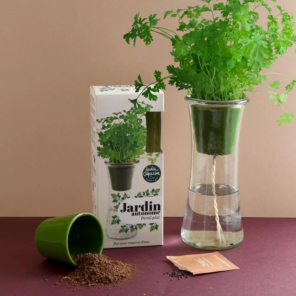 Jardin autonome - Persil Bio - Kit créatif de jardinage Enfant  Radis Et Capucine Jardin autonome - Persil Bio - Kit créatif de jardinage Enfant myplayground