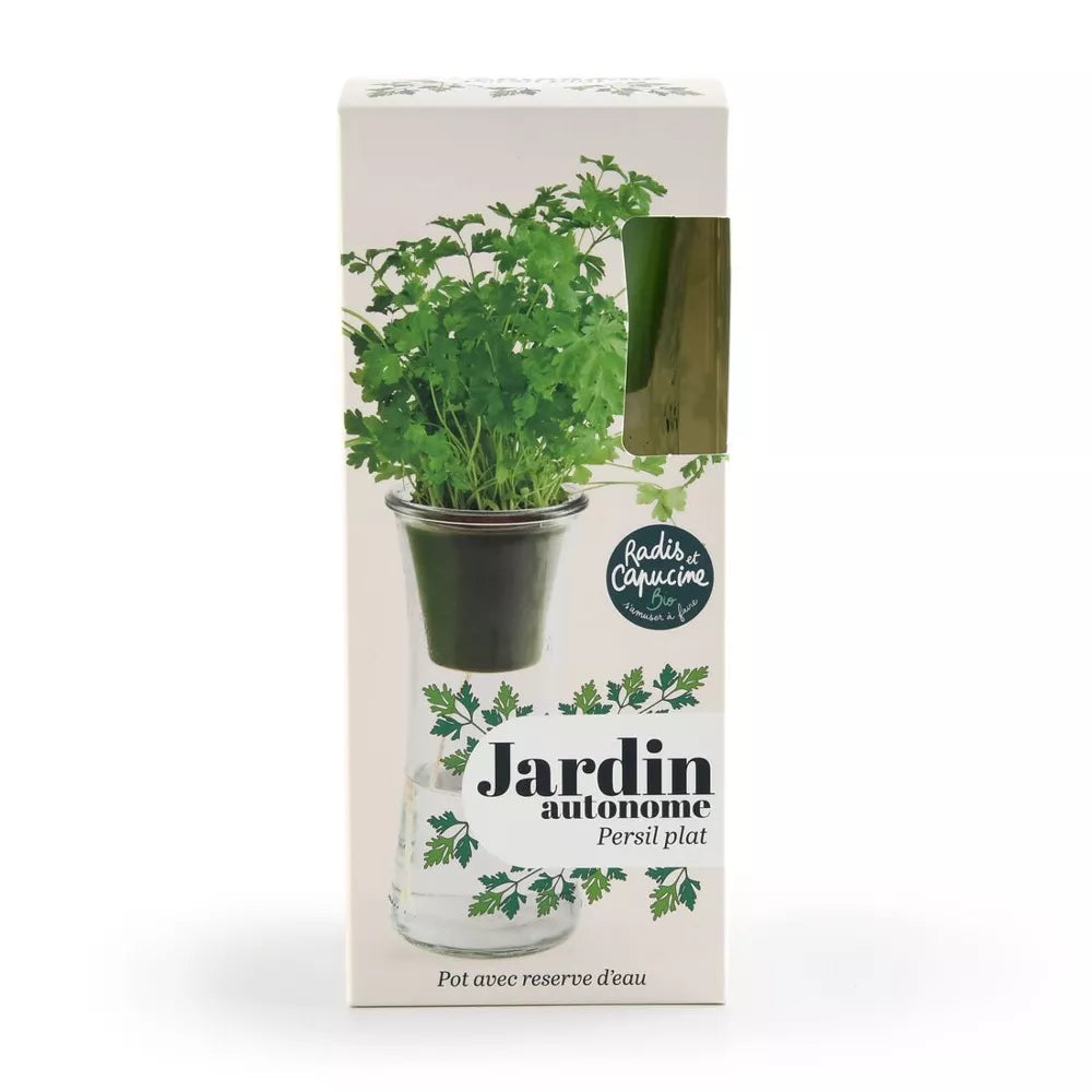 Jardin autonome - Persil Bio - Kit créatif de jardinage Enfant  Radis Et Capucine Jardin autonome - Persil Bio - Kit créatif de jardinage Enfant myplayground