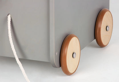 Coffre à Jouets à Roulettes - Gris 'Jim' - Pinolino Kinderträume GmbH