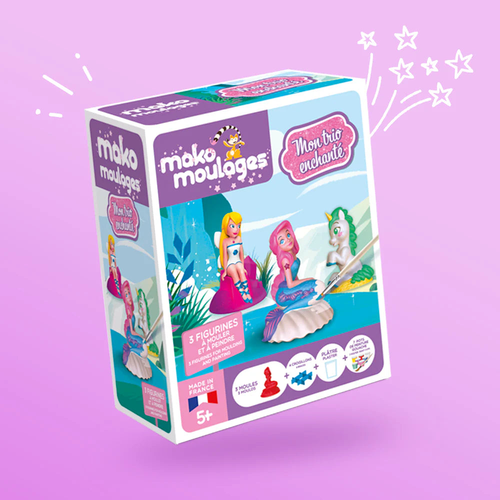 Mako Moulages - Mon Trio Enchanté - Mako Créations  Mako Créations Mako Moulages - Mon Trio Enchanté - Mako Créations myplayground