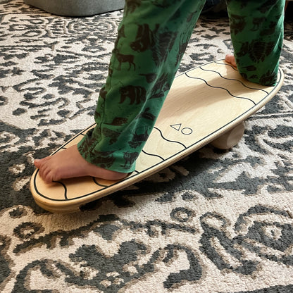 PlaySurfer Planche de surf Kids Balance - Jeu de motricité enfant (4 à 12 ans)