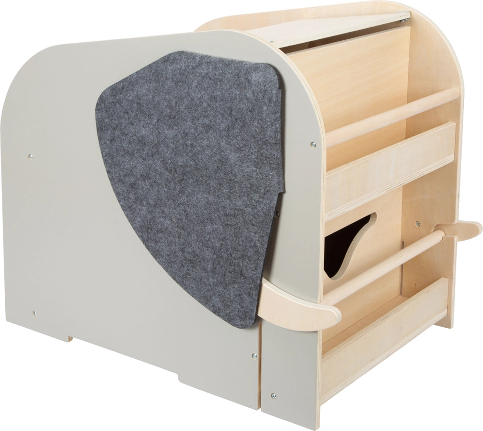 Coffre à Jouets Avec Siège et Roues - Bois Élephant « Wildlife » - Small Foot  Small Foot Coffre à Jouets Avec Siège et Roues - Bois Élephant « Wildlife » - Small Foot myplayground