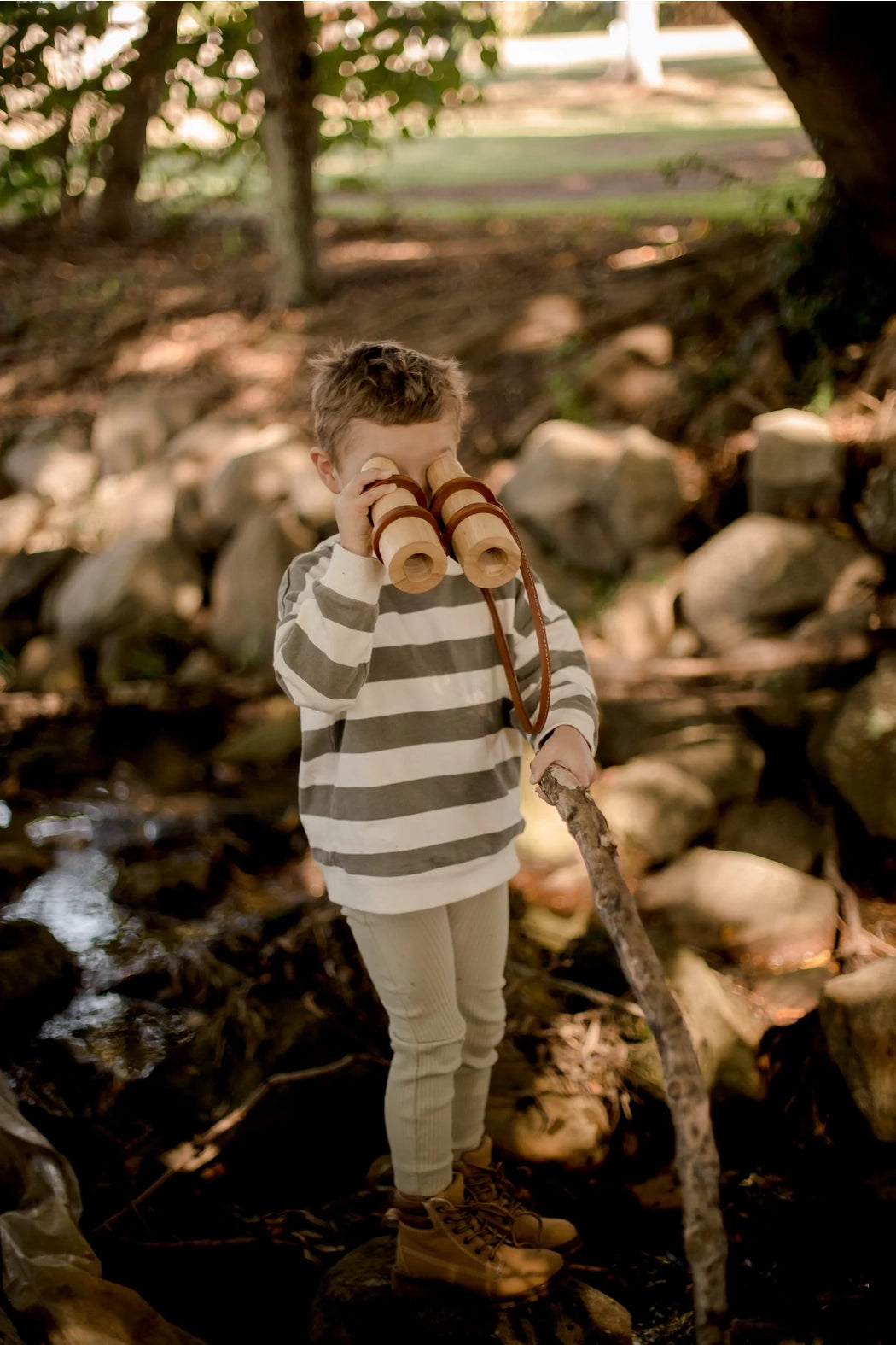 Jumelles en bois  QToys USA Jumelles en bois myplayground
