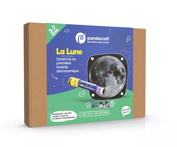 Kit pour construire ta première lunette astronomique Kit DIY Pandacraft Kit pour construire ta première lunette astronomique myplayground