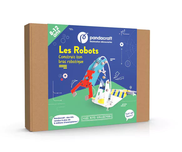 Kit pour construire votre bras robotique Kit DIY Pandacraft Kit pour construire votre bras robotique myplayground