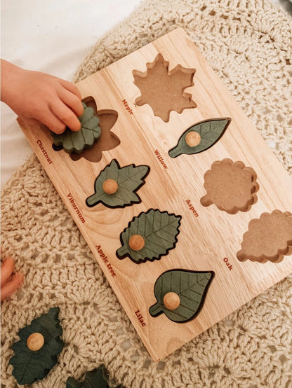 Puzzle de feuilles