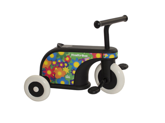 La Cosa 2 + Porteur 2en1 Tricycle Fleur - Italtrike - Jeu de motricité pour enfant (1 à 3 ans)