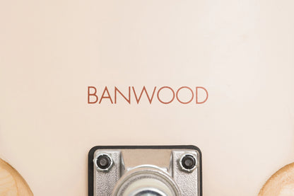 SKATEBOARD BANWOOD - CRÈME - Jeu de motricité enfant ( 3 ans et + )