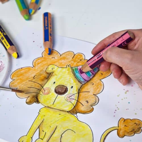 Lot de 6 crayons multi-talents STABILO woody 3 in 1 duo + 1 taille-crayon