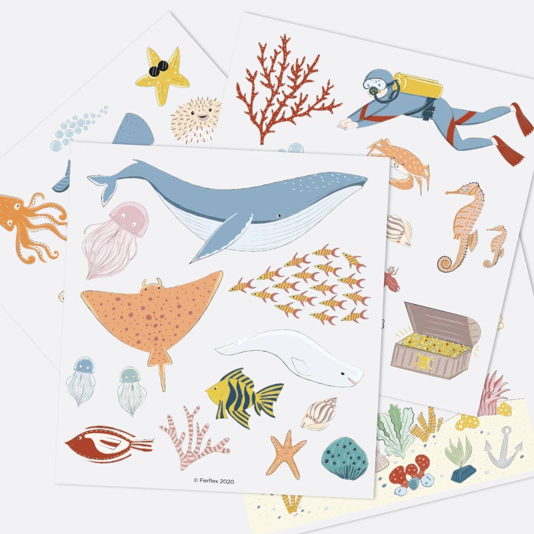 Jeu de magnets - sous l'océan  Ferflex  myplayground