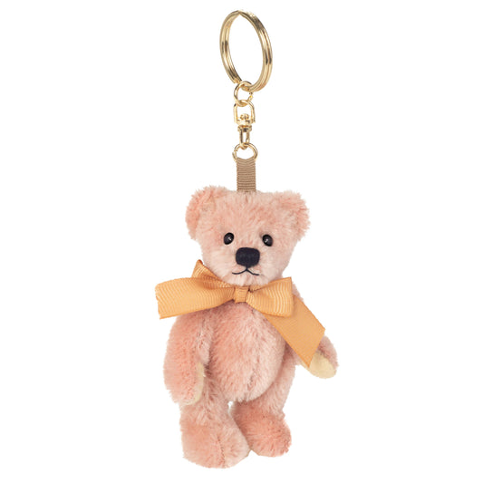 Nounours rose miniature 9 cm - porte-clés illimité