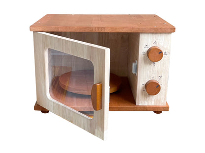 Four à micro-ondes en bois