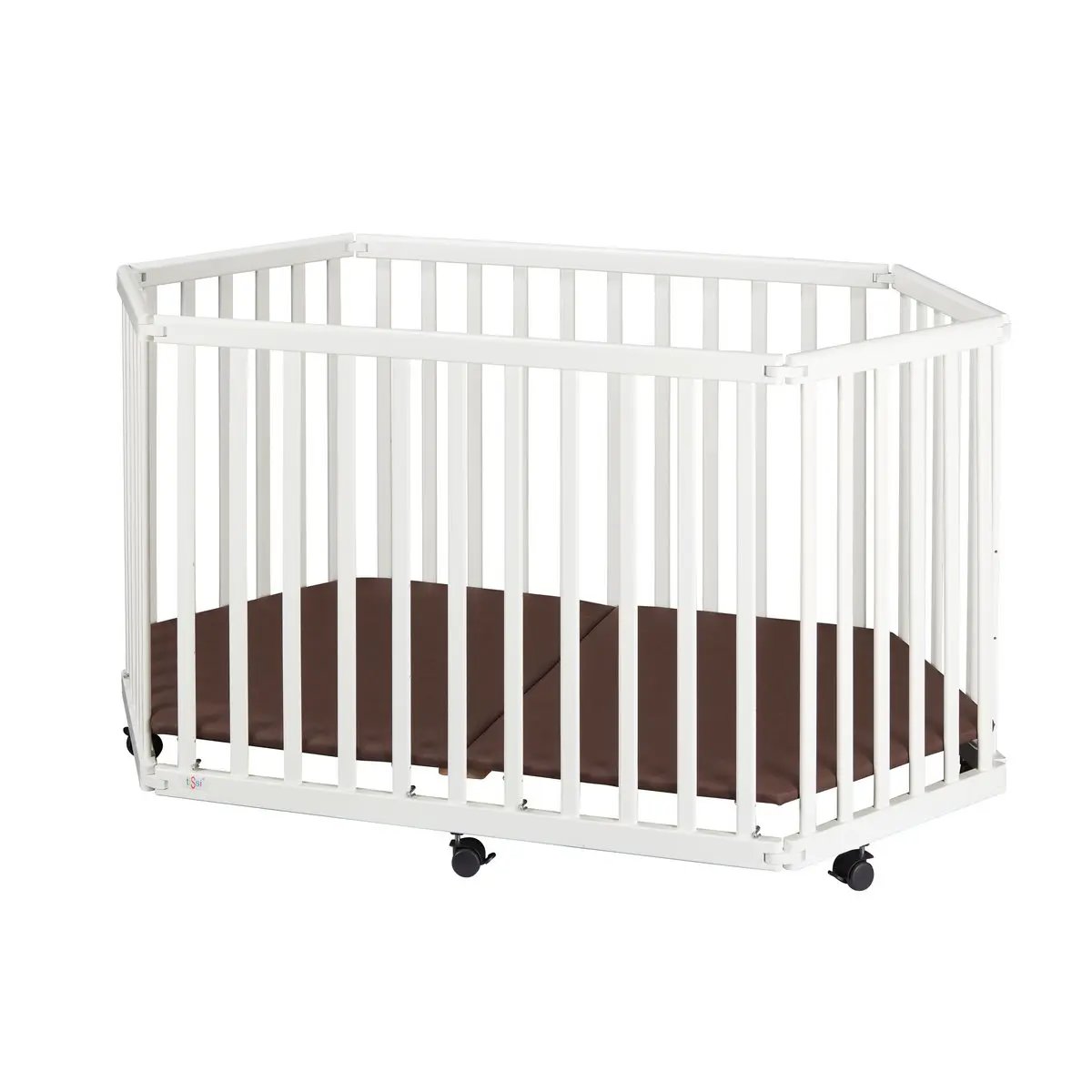 Parc bébé hexagonal blanc – tiSsi