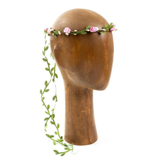 COURONNE DE FEUILLES ET DE FLEURS - Jeu de rôle pour enfant