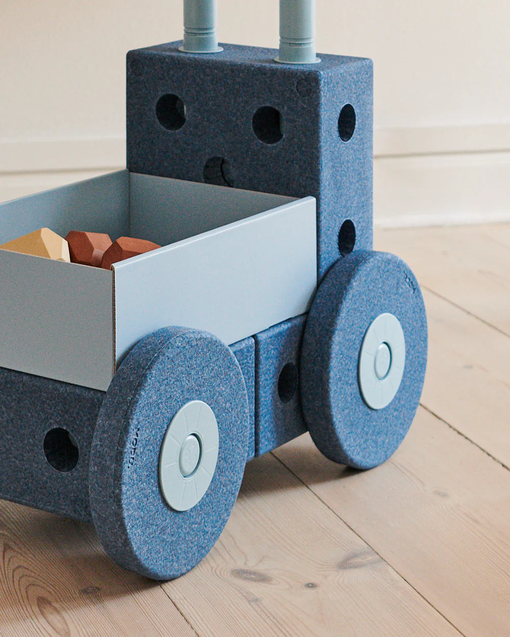 4x roues en mousse - Sky Blue - Modu