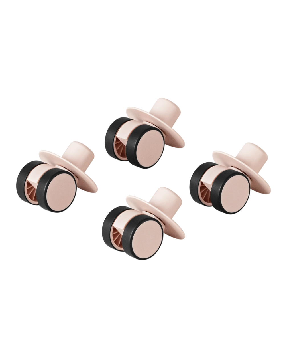 4x roues tourbillonnantes - Soft Rose - Modu