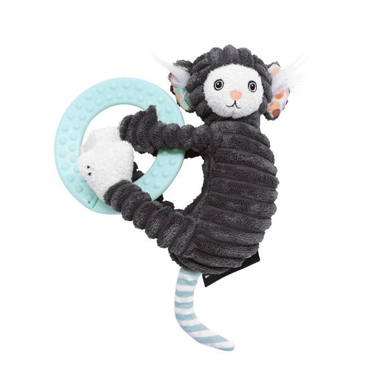 Peluche Kezakos le Marmoset avec anneau à mâcher