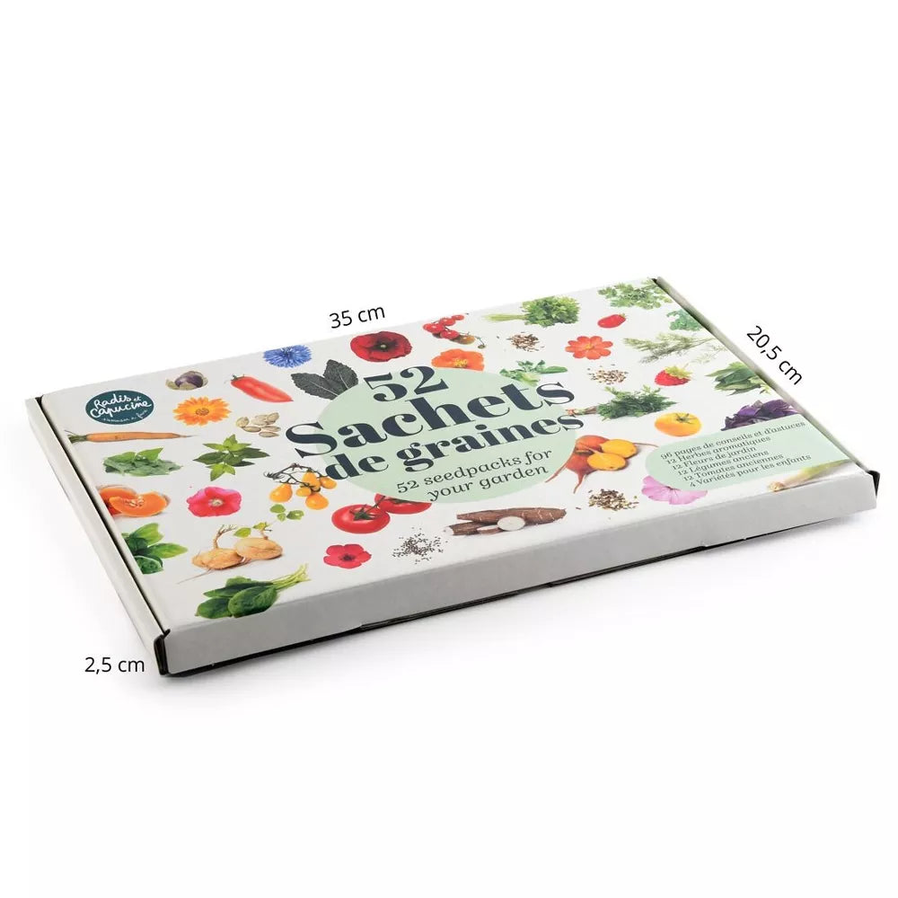 52 sachets de graines jardinage Radis Et Capucine 52 sachets de graines myplayground