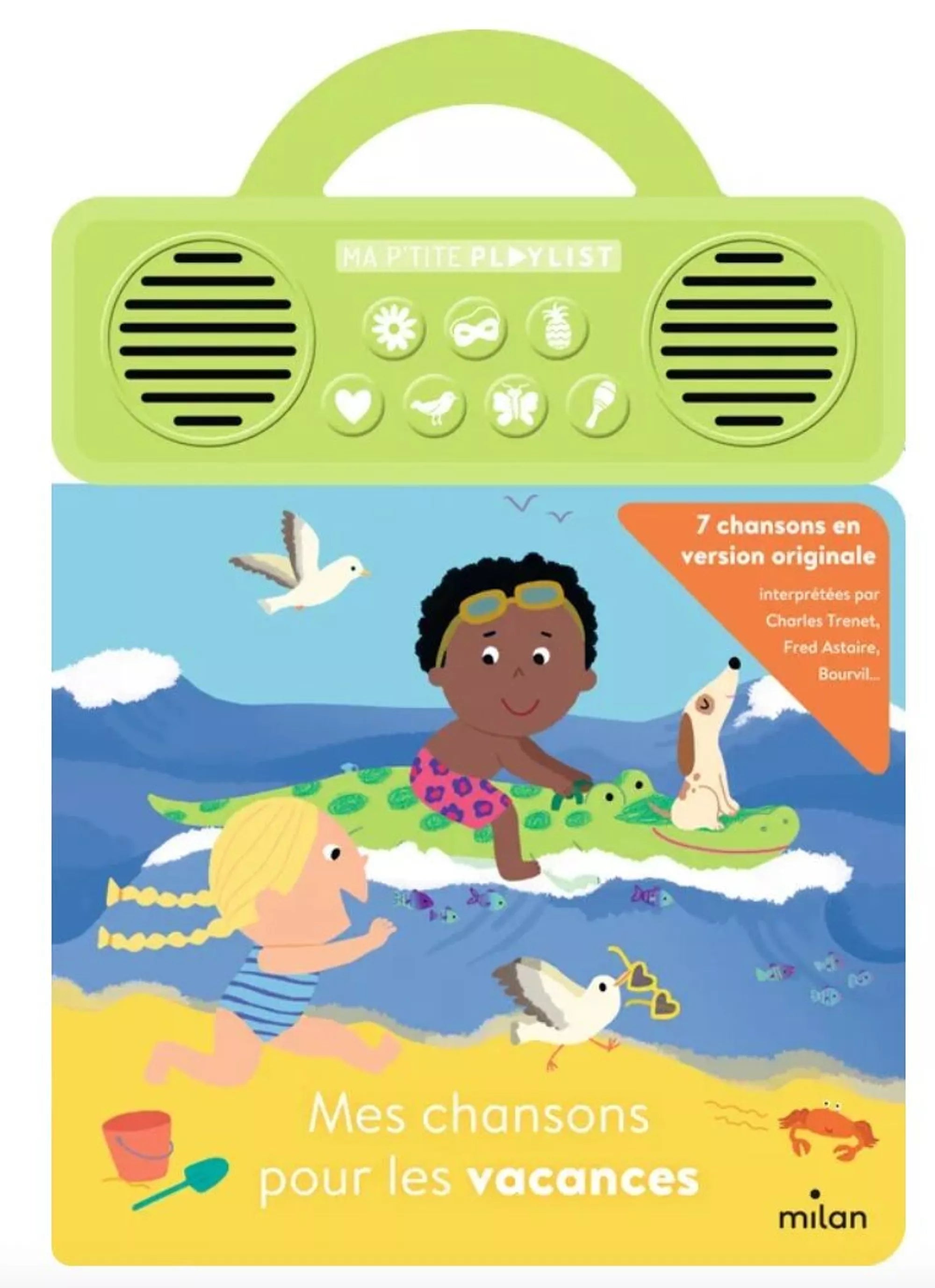 Livre Enfant - Mes Chansons Pour Les Vacances - Milan  Milan Livre Enfant - Mes Chansons Pour Les Vacances - Milan myplayground