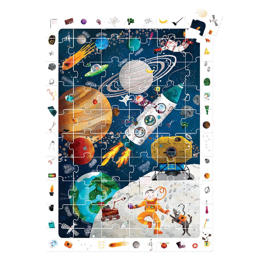 Puzzle d'Observation - Espace - Banana Panda  Banana Panda Puzzle d'Observation - Espace - Banana Panda myplayground