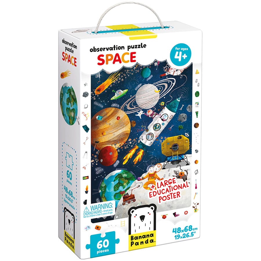 Puzzle d'Observation - Espace - Banana Panda  Banana Panda Puzzle d'Observation - Espace - Banana Panda myplayground