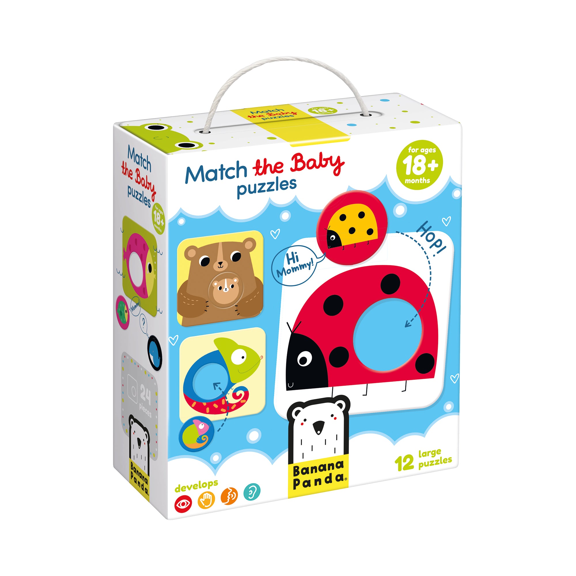 Associe le Bébé - Puzzles - Banana Panda  Banana Panda Associe le Bébé - Puzzles - Banana Panda myplayground