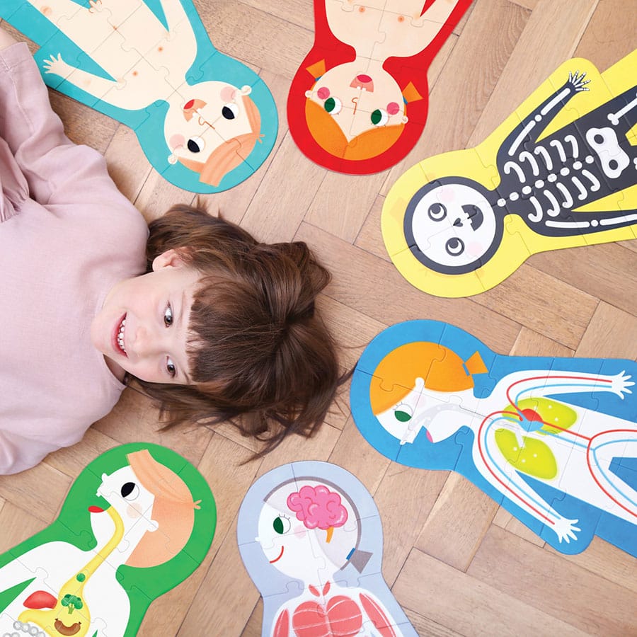 Super Grands Puzzles - Mon Corps - Banana Panda  Banana Panda Super Grands Puzzles - Mon Corps - Banana Panda myplayground