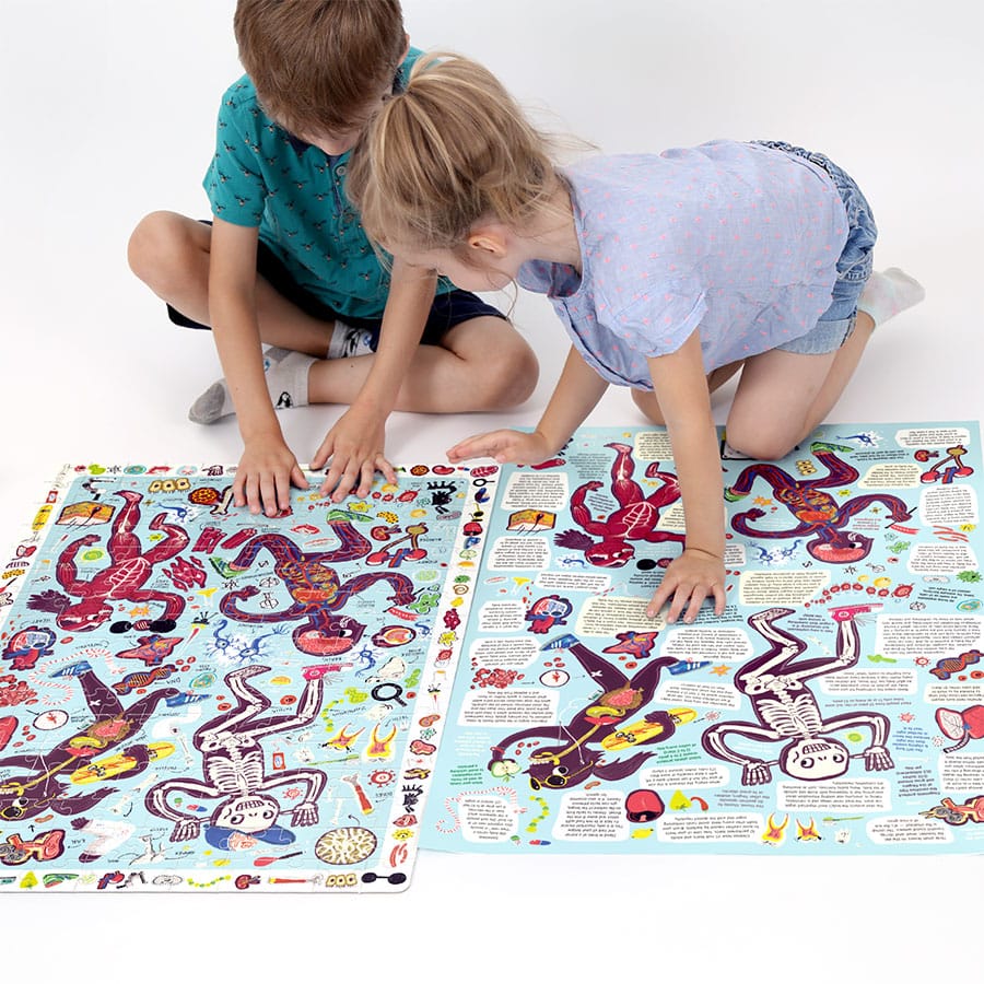 Puzzle d'Observation - Mon Corps - Banana Panda  Banana Panda Puzzle d'Observation - Mon Corps - Banana Panda myplayground