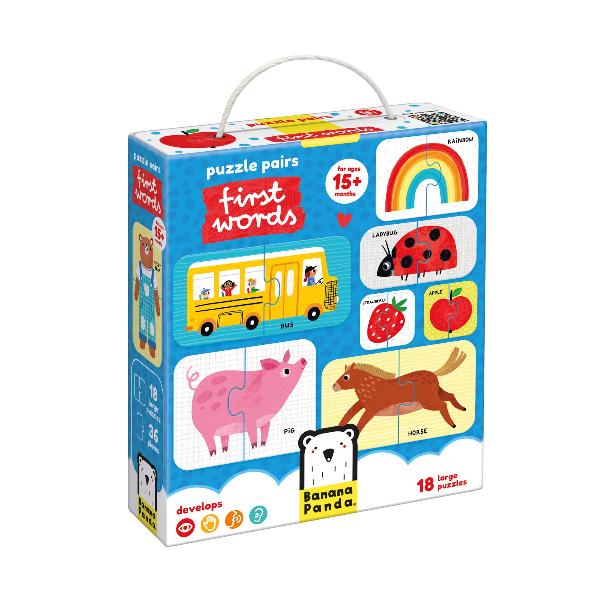 Puzzle Paires Premiers Mots - Banana Panda  Banana Panda Puzzle Paires Premiers Mots - Banana Panda myplayground