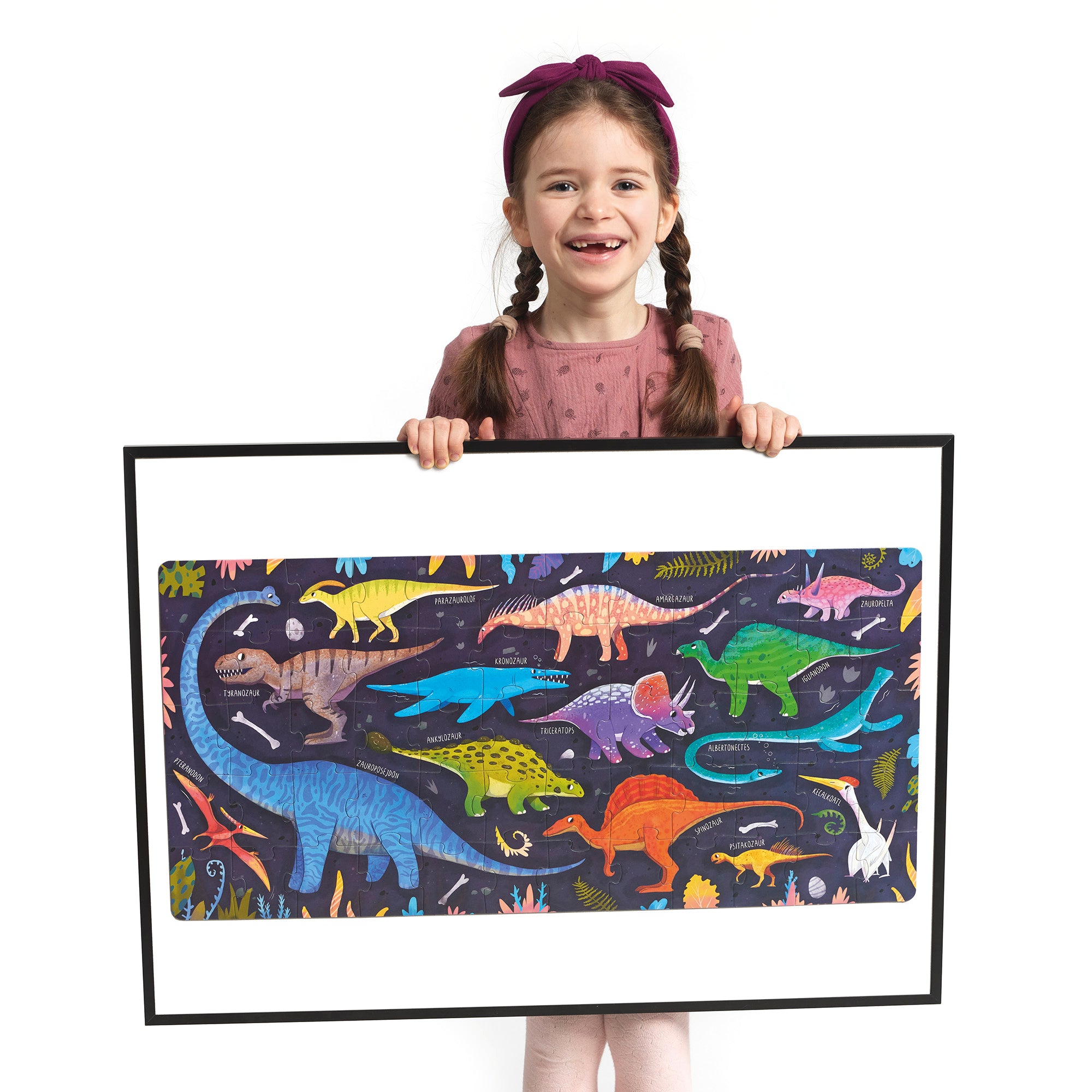Puzzle J'aime les Dinosaures - Banana Panda  Banana Panda Puzzle J'aime les Dinosaures - Banana Panda myplayground