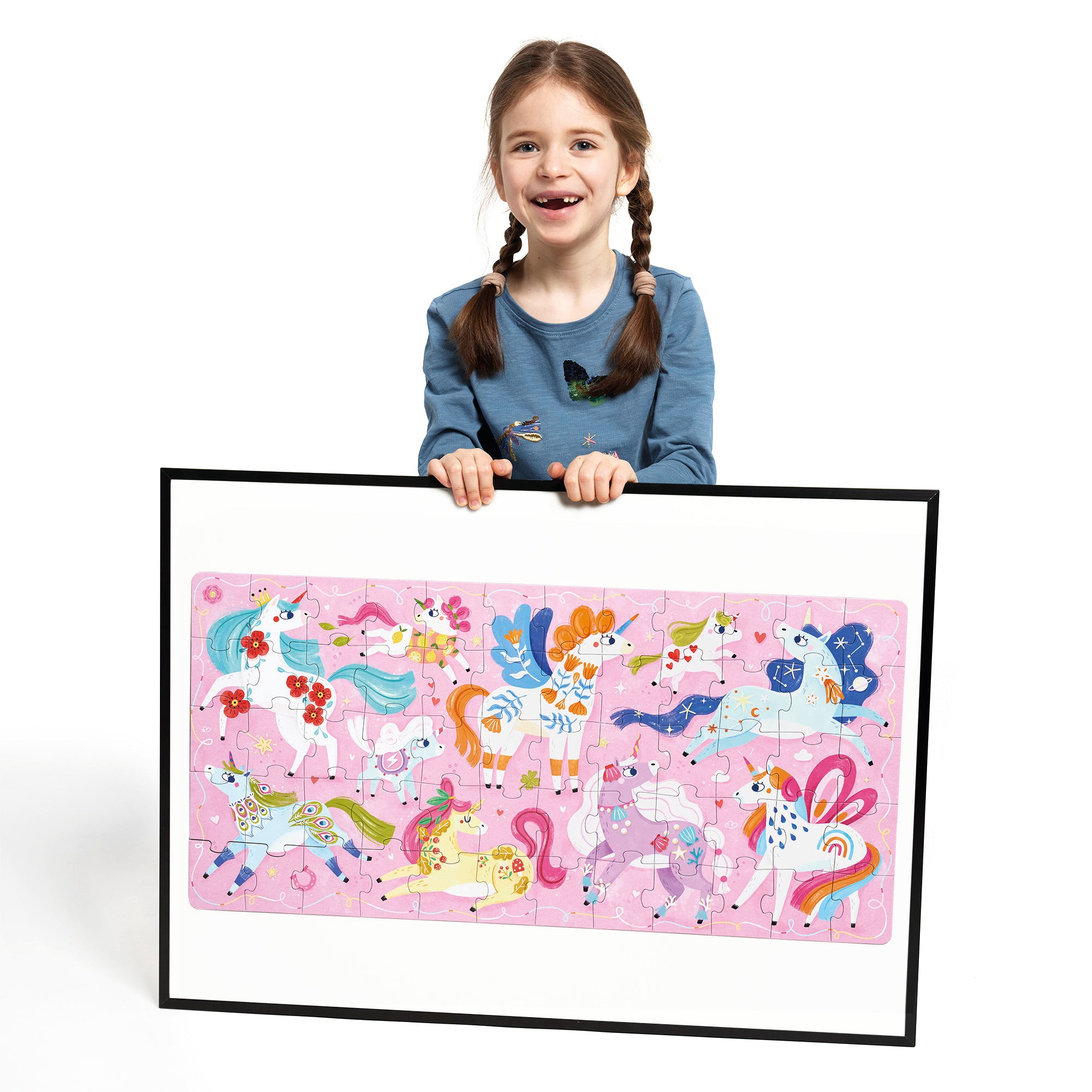 Puzzle J'aime les Licornes - Banana Panda  Banana Panda Puzzle J'aime les Licornes - Banana Panda myplayground