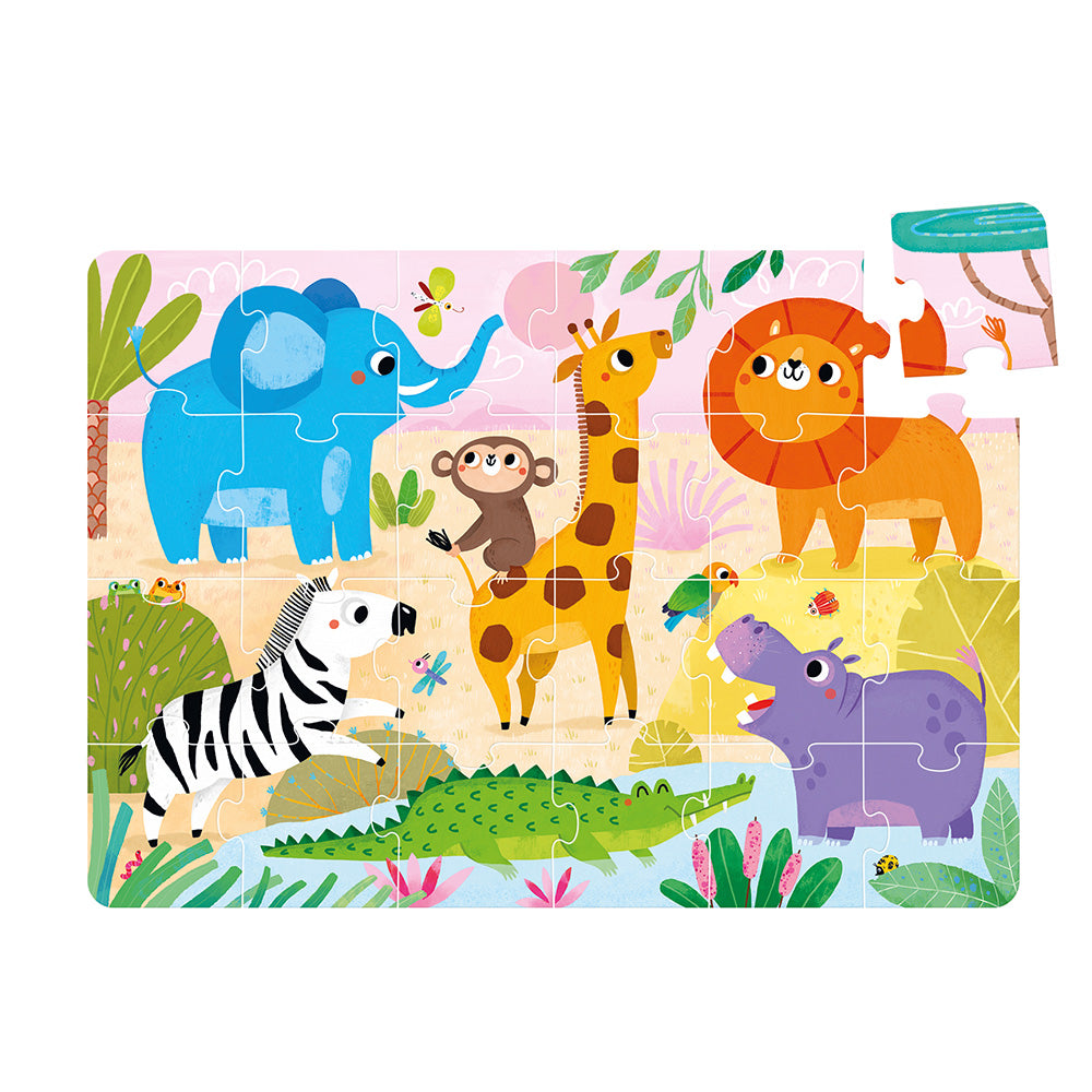 Puzzle Géant Safari Sauvage - Banana Panda  Banana Panda Puzzle Géant Safari Sauvage - Banana Panda myplayground