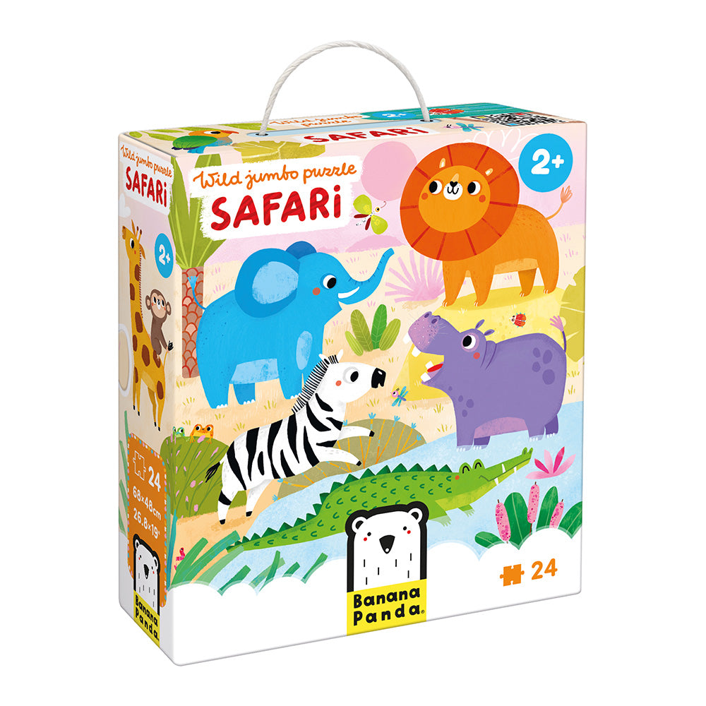 Puzzle Géant Safari Sauvage - Banana Panda  Banana Panda Puzzle Géant Safari Sauvage - Banana Panda myplayground