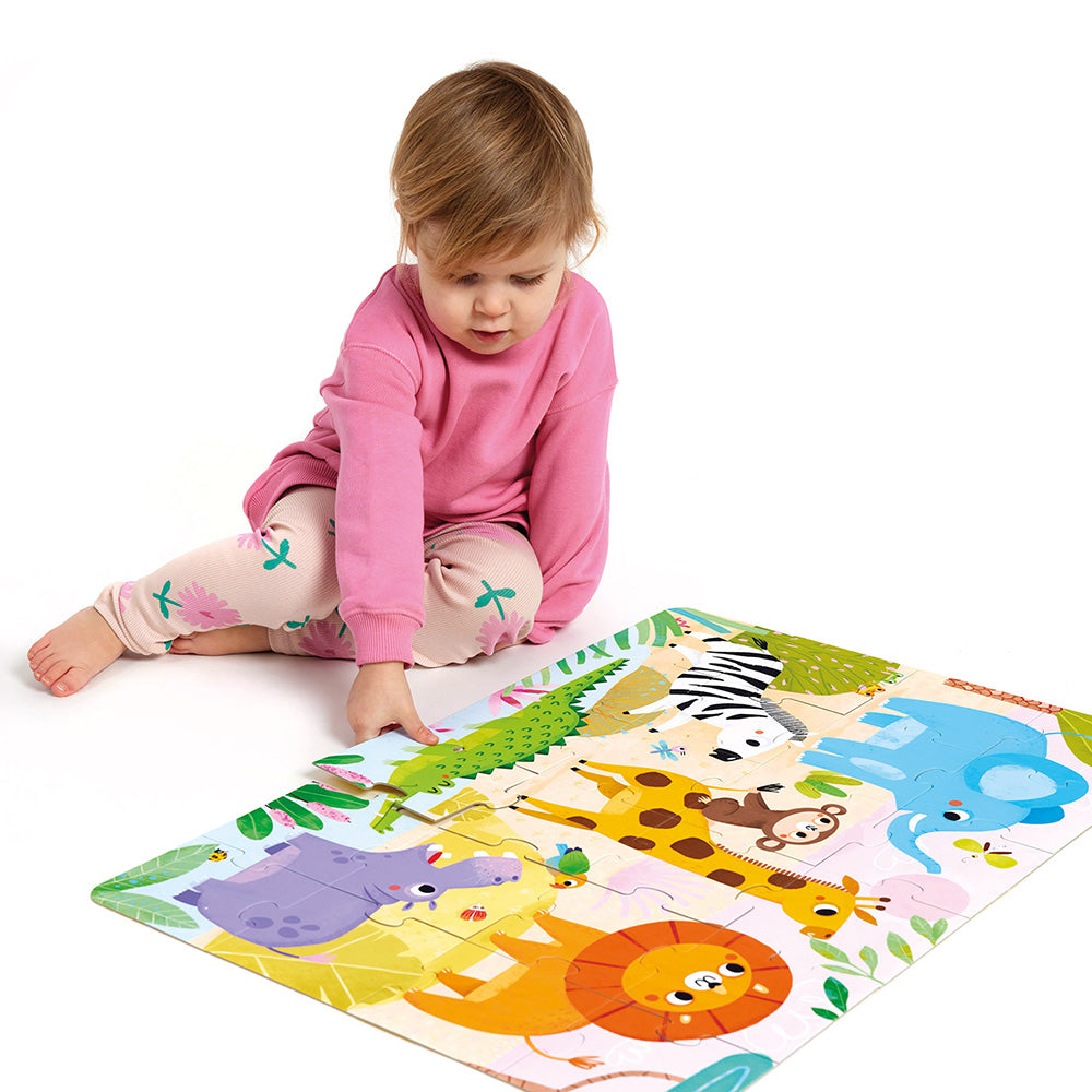 Puzzle Géant Safari Sauvage - Banana Panda  Banana Panda Puzzle Géant Safari Sauvage - Banana Panda myplayground