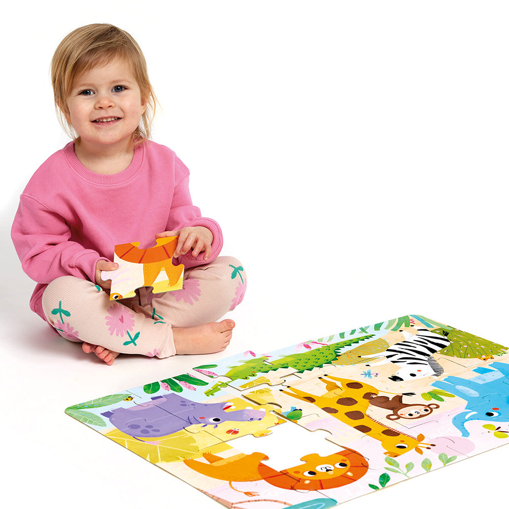 Puzzle Géant Safari Sauvage - Banana Panda  Banana Panda Puzzle Géant Safari Sauvage - Banana Panda myplayground