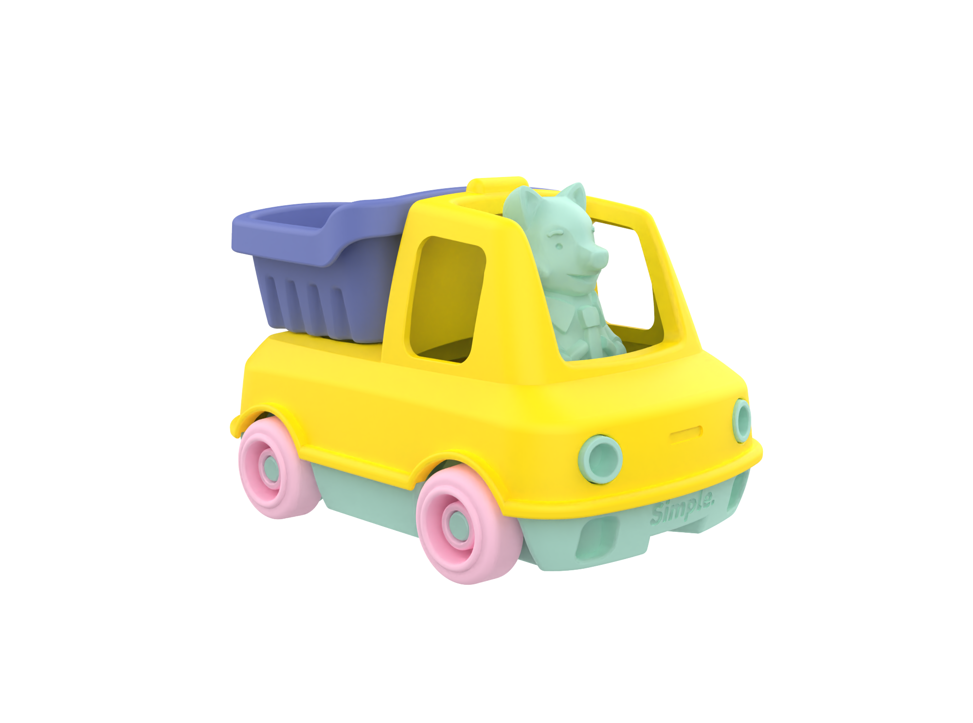 Mon premier camion benne - 12 mois+ - Made in France  Le Jouet Simple Mon premier camion benne - 12 mois+ - Made in France myplayground