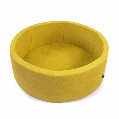 Ball-Pit Round Doux Yellow 90x30cm (+200 boules)