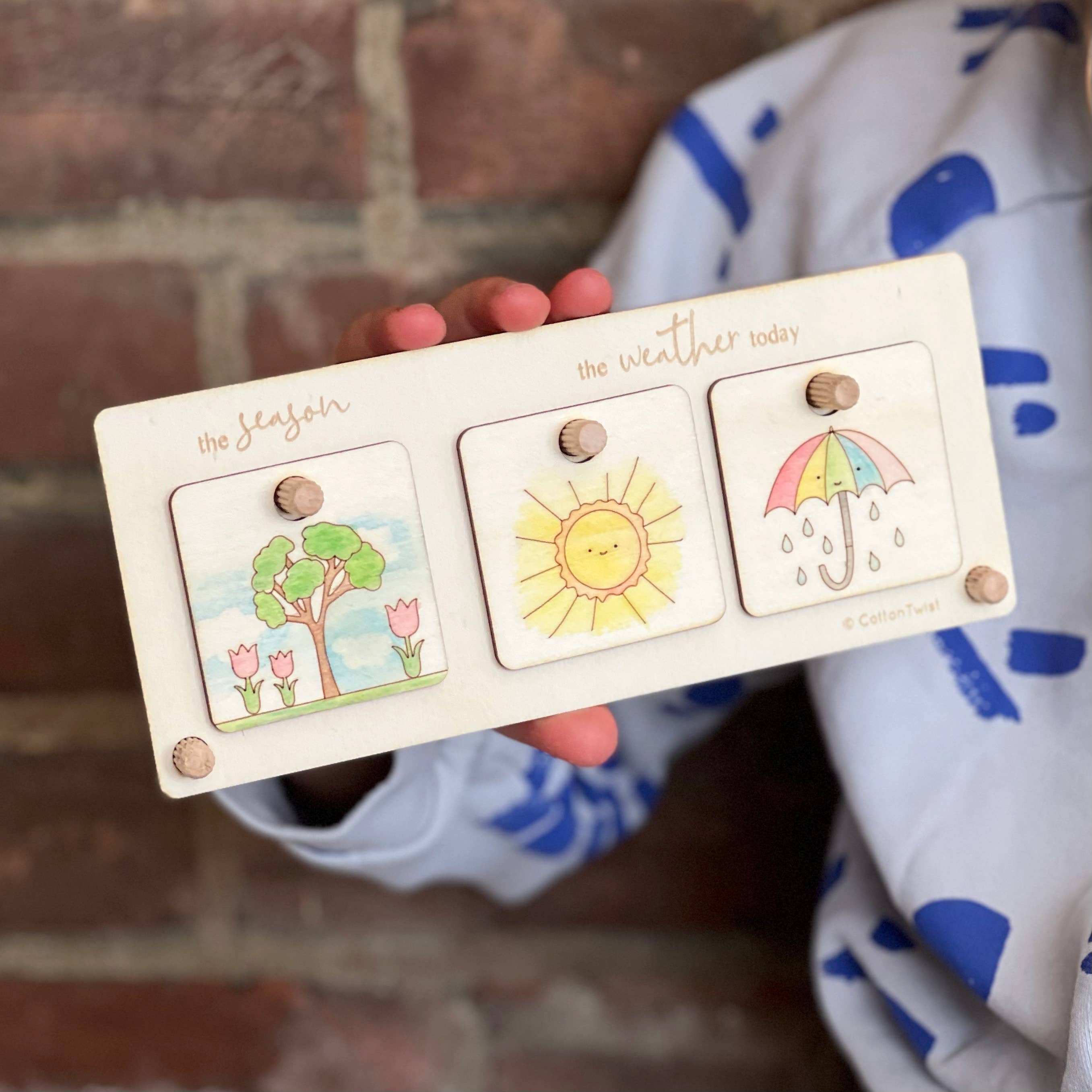 Créez votre propre carte météo  Cotton Twist Créez votre propre carte météo myplayground