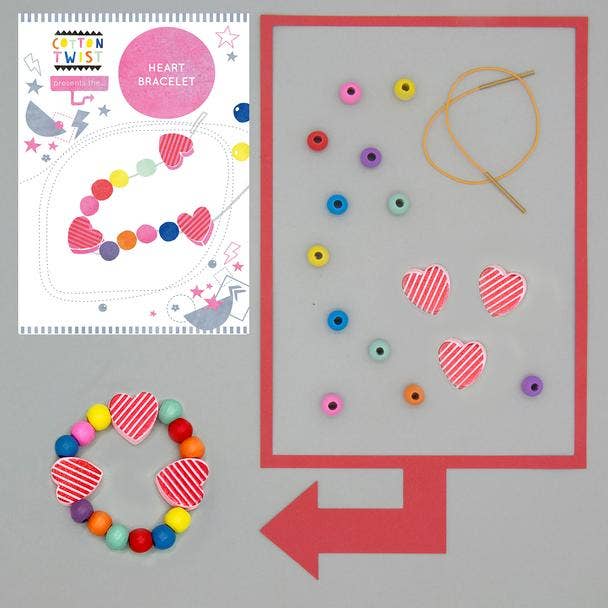 Faites votre propre bracelet en forme de cœur  Cotton Twist Faites votre propre bracelet en forme de cœur myplayground