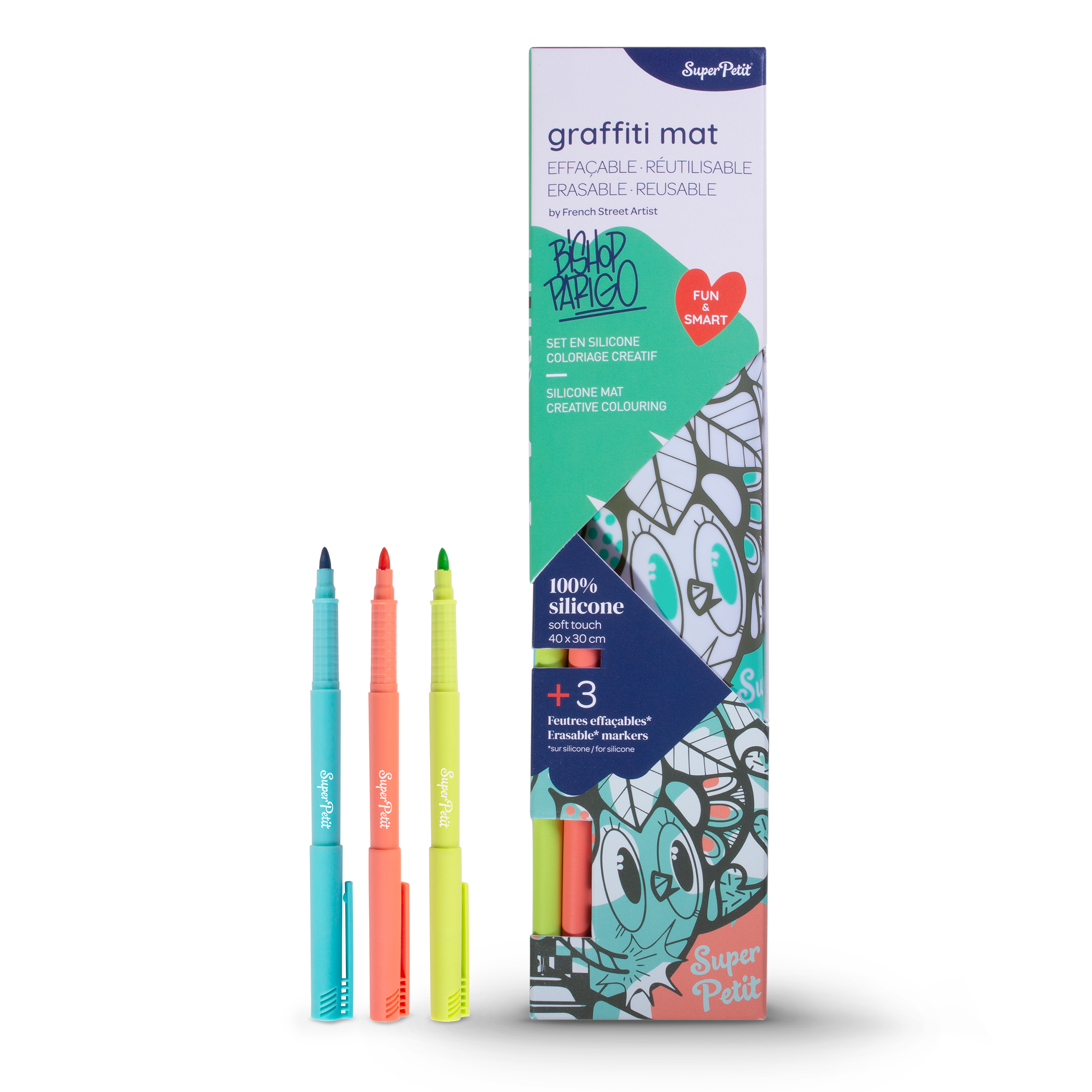 Set de Coloriage SuperPetit x BISHOPPARIGO 🌍 - Kit Créatif  SuperPetit Set de Coloriage SuperPetit x BISHOPPARIGO 🌍 - Kit Créatif myplayground